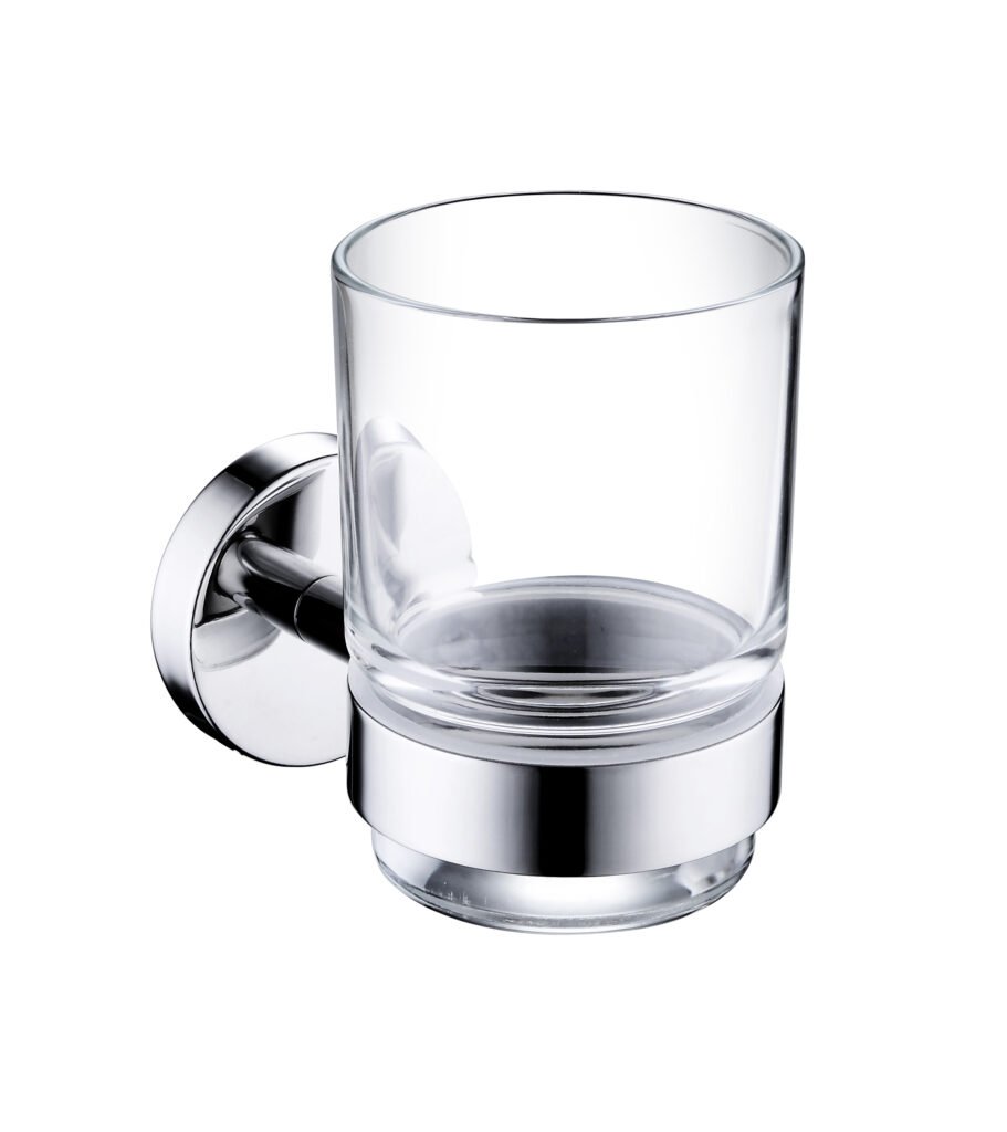 Bathroom tumbler holder hardware accessory