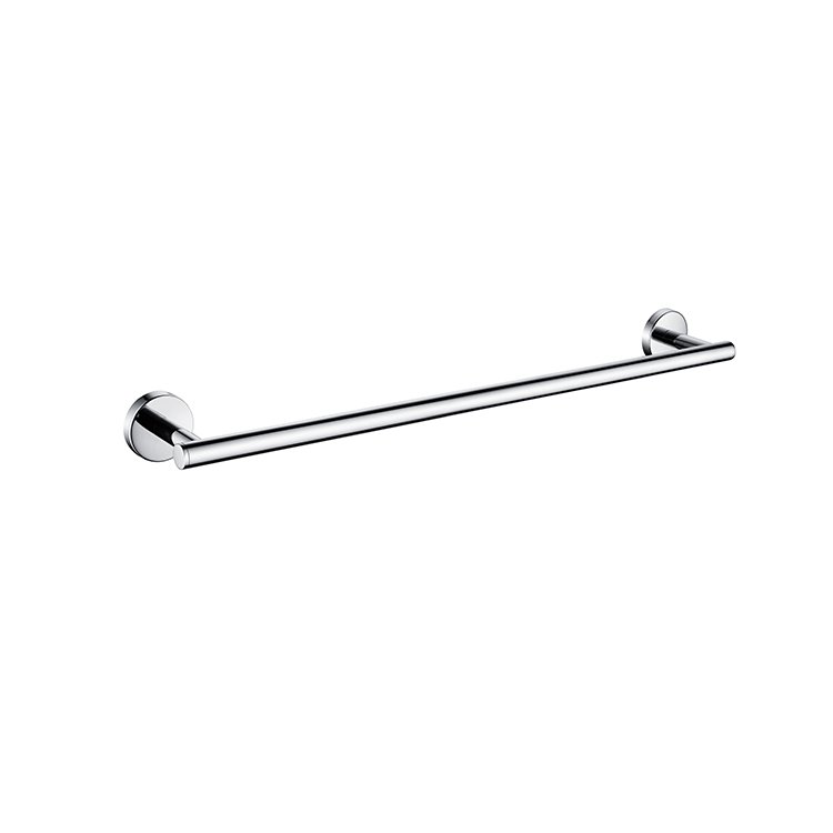 Towel bar for glass shower door hardware