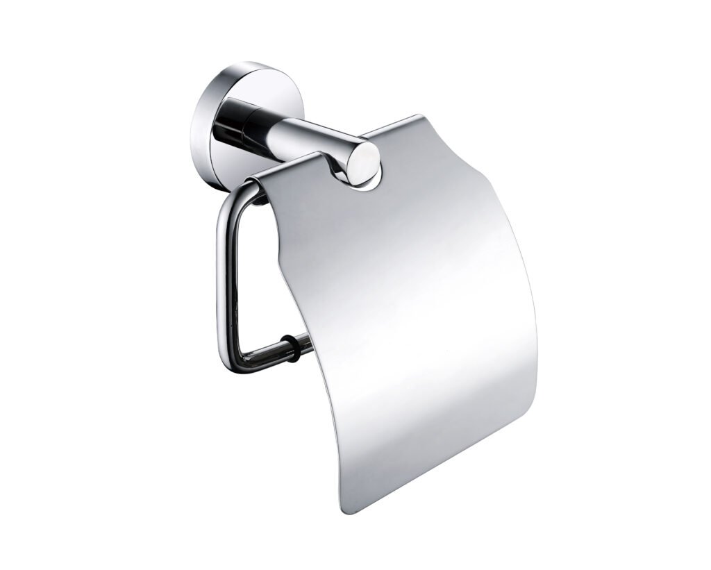 Bathroom toilet paper holder hardware