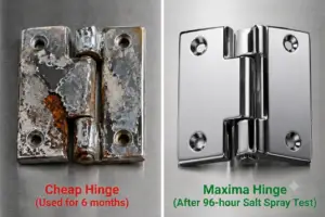 Comparing different shower hinge prices and quality