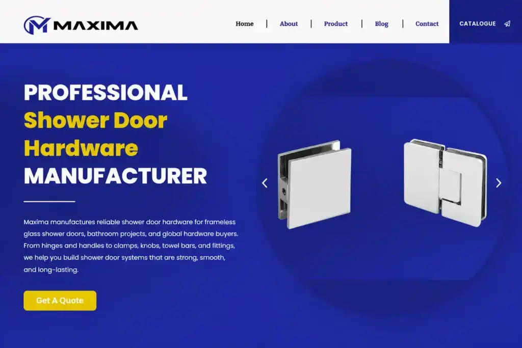 China shower hardware supplier