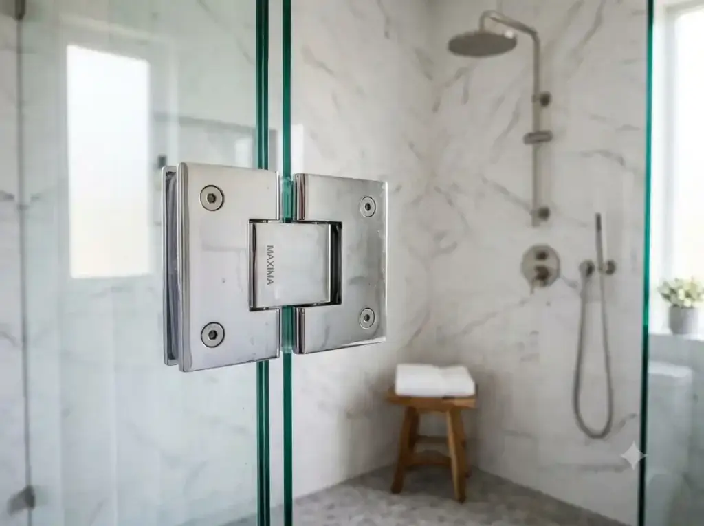 shower hinge